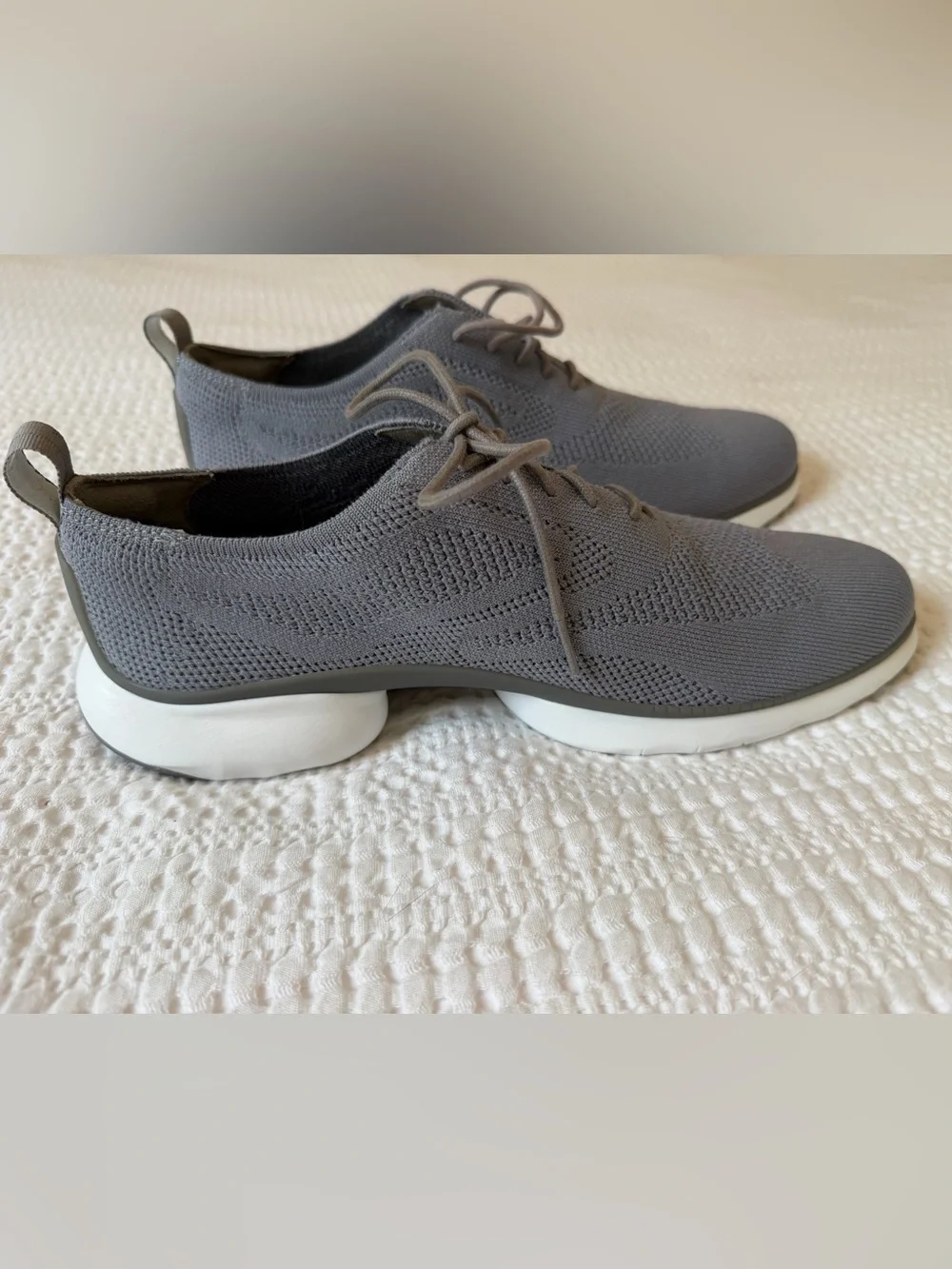 Cole Haan 3.ZERØGRAND Knit Sneaker — Light Gray